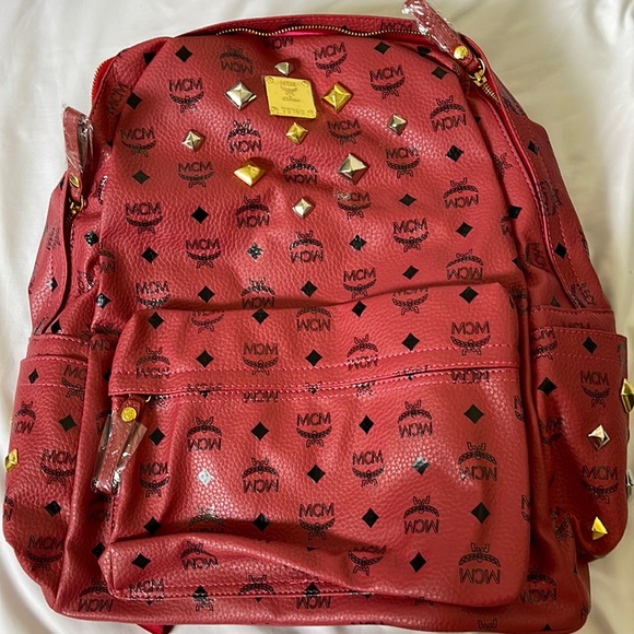 MCM Leather Backpack